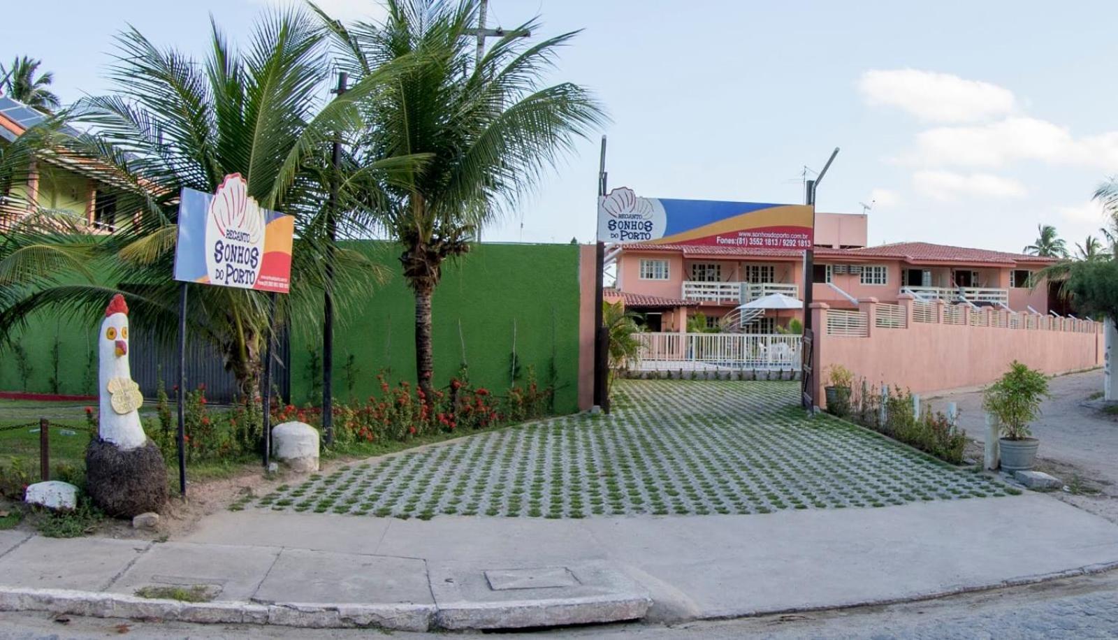 Pousada Flats Recanto Sonhos Do Porto Pôrto das Galinhas Екстериор снимка